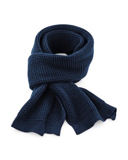 CLASSIC WAFFLE KNIT SCARF B424