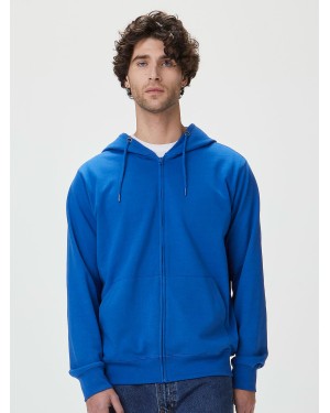 TERRY HOODED ZIP