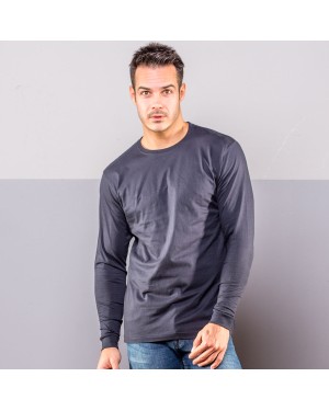 T-SHIRT LS WITH CUFFS 100%C