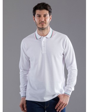 POLO ITALY 100%C PIQUE' M/L