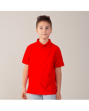 EVOLUTION POLO KIDS  S/S100%C