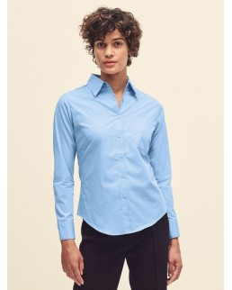 LADIES POPLIN SHIRT LONG SLEEVE FR650120