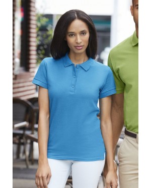 PREMIUM COTTON POLO DONNA M/C 100% COT. 220 GR