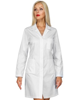 CAMICE DONNA SINGAPORE BIANCO SENZA ELASTICO AI POLSI - ISACCO 009250