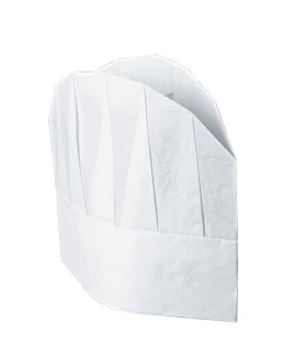 CONFEZIONE CAPPELLO CUOCO TNT CM 23 (10 PEZZI) 074000