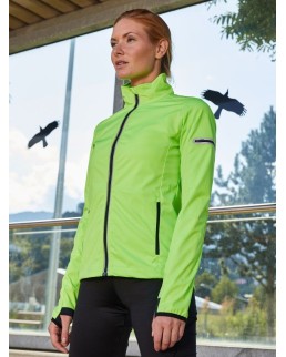 LADIES SPORTS SOFTSHELL JACKET JN1125