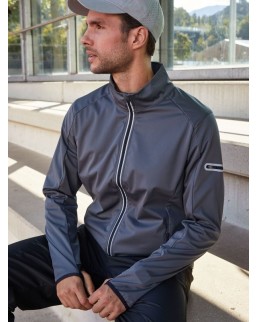 MENS SPORTS SOFTSHELL JACKET JN1126