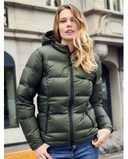 LADIES HOODED DOWN JACKET JN1151