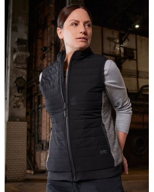 LADIES PADDED HYBRID VEST JN1863