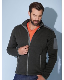 MENS KNITTED FLEECE JACKET JN591