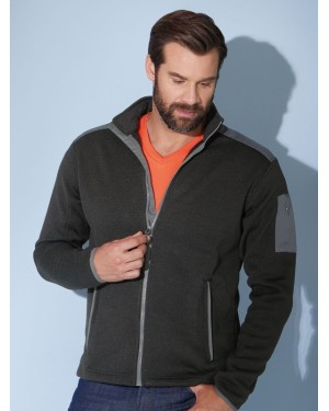 MENS KNITTED FLEECE JACKET JN591