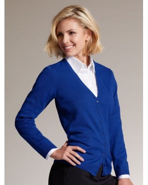 LADIES V-NECK CARDIGAN JN660