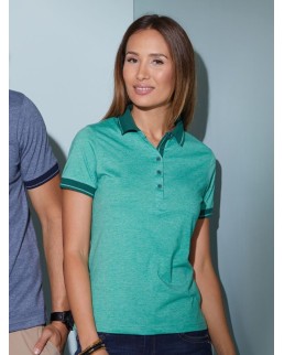 LADIES HEATHER POLO JN705