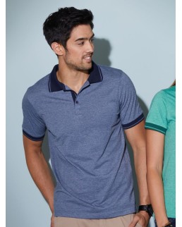 MENS HEATHER POLO JN706