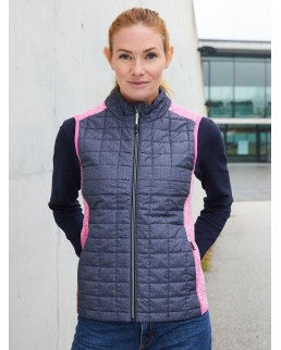 LADIES KNITTED HYBRID VEST JN739