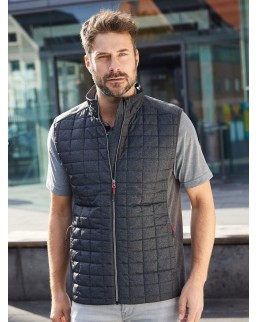 MENS KNITTED HYBRID VEST JN740