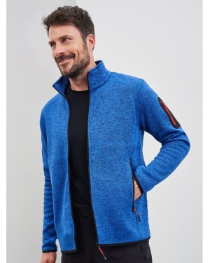 MENS KNITTED FLEECE JACKET JN762