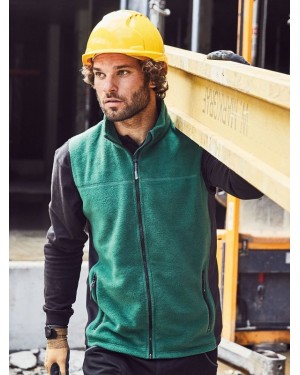 MENS WORKWEAR FLEECE VEST - STRONG JN856