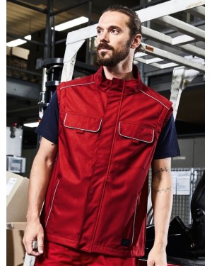 WORKWEAR SOFTSHELL LIGHT VEST - SOLID JN881