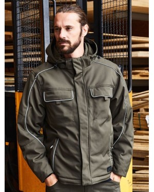 WORKWEAR SOFTSHELL PADDED JACKET - SOLID JN886