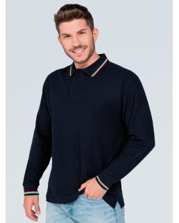 POLO UOMO MANICA LUNGA REGULAR ITALIA PORA210LSITA