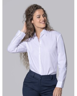 CAMICIA DONNA MANICA LUNGA POPELINE SHLPOP