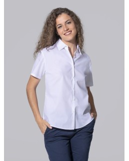 CAMICIA DONNA MANICA CORTA POPELINE SHLPOPSS