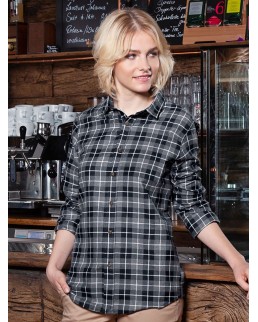 LADIES CHECKED BLOUSE URBAN-FLAIR KBF7