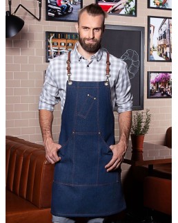 BIB APRON DENIM X-STYLE KLS28