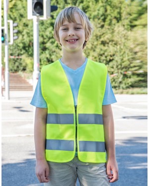 GILET DI SICUREZZA KIDS CON CERNIERA 