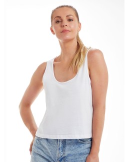 WOMENSâ ORGANIC CROP VEST MAM127