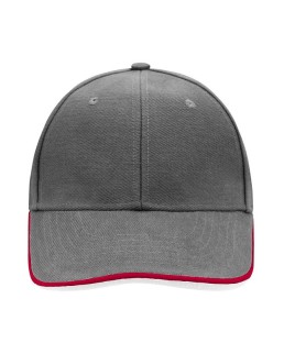 6 PANEL DOUBLE SANDWICH CAP MB6197