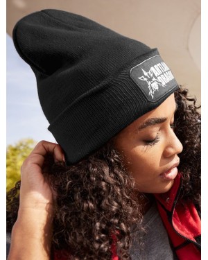 CLASSIC KNITTED BEANIE WITH PATCH MB7403