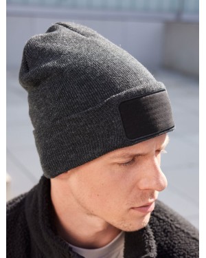 BEANIE WITH PATCH - THINSULATE MB7407