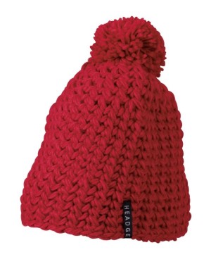 UNICOLOURED CROCHETED CAP WITH POMPON MB7939