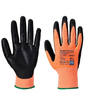 GUANTO ANTI TAGLIO NITRILE FOAM - AMBRA A643