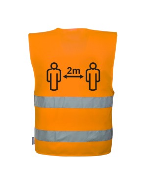 HI-VIS SOCIAL DISTANCING VEST 2M C406