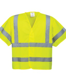 GILET A MANICHE CORTE HI-VIS C471