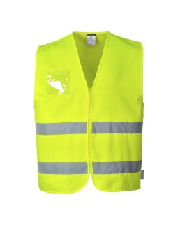 GILET POLIESTERE-COTONE HI-VIS C497