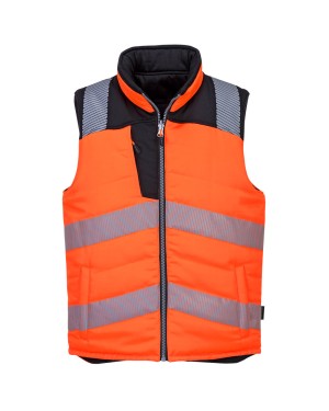 PW3 GILET IMBOTTITO REVERSIBILE HI-VIS PW374