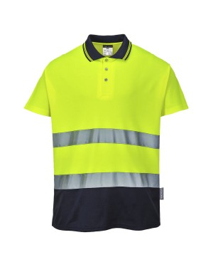 POLO BICOLORE COTTON COMFORT HI-VIS S174