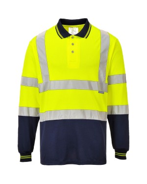 POLO BICOLORE MANICHE LUNGHE HI-VIS S279