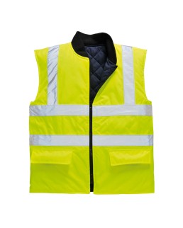 GILET IMBOTTITO REVERSIBILE HI-VIS S469