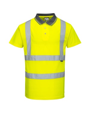 POLO MANICHE CORTE HI-VIS S477