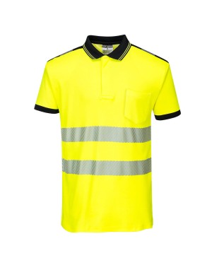 PW3 POLO MANICA CORTA HI-VIS T180