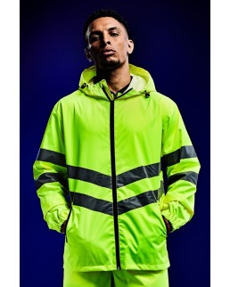 HI-VIS PRO PACKAWAY JACKET 100% POL 140 GR/M TRW497