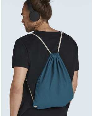 COTTON DRAWSTRING BACKPACK