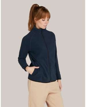 SIGNATURE TAGLESS MICROFLEECE FULL ZIP WOMEN