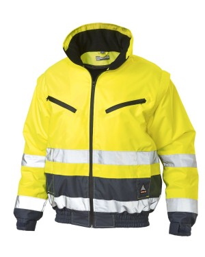 BOMBER BICOLORE CON GILET SIGGI HITECH 25GI0221