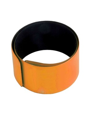 BRACCIALE DI SICUREZZA "CLIC CLAC" IN POLIESTERE CATARIFRANGENTE E PVC